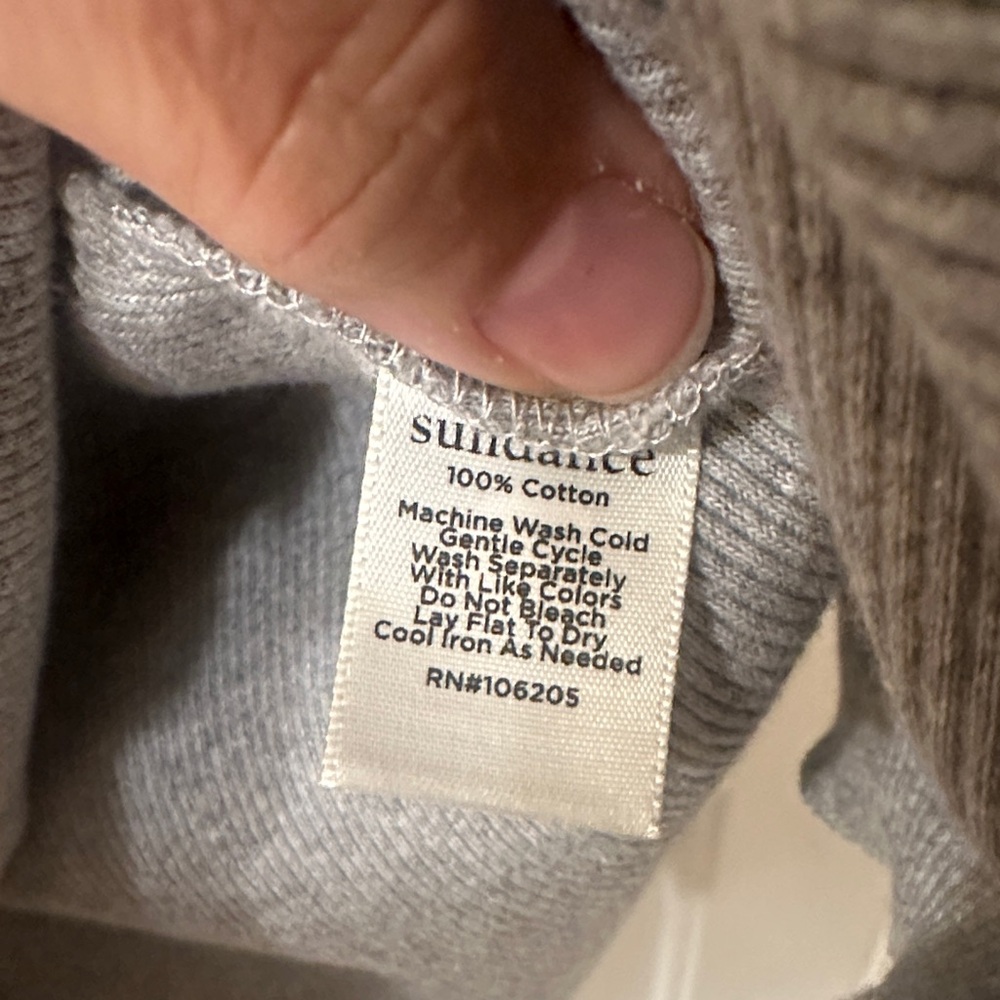 Sundance Gray Ribbed Knit Top - Picture 3 of 7